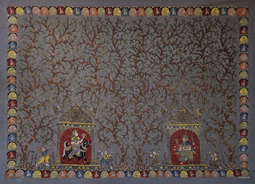 Meldi Mata and Jogni Mata in Mata ni Pachedi by Vasant Manubhai Chittara Thumbnail