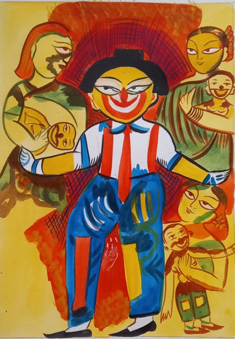 Buy Mera Naam Joker in Kalighat by Sonali Chitrakar