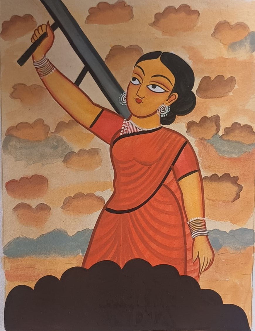 Buy Mother India in Kalighat by Sonali Chitrakar