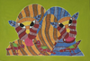 Buy Motherhood in Gond painting by Saroj Venkat Shyam