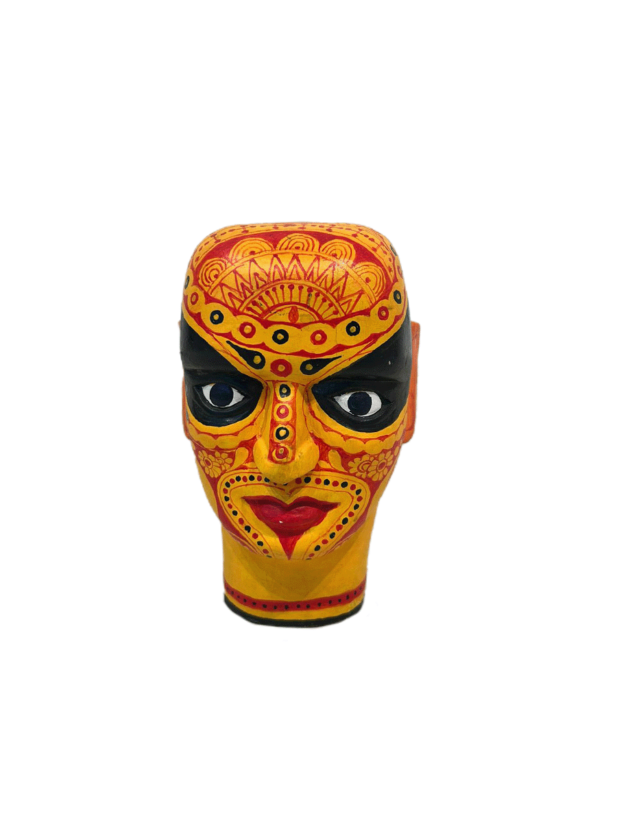 Buy Mukhathezhuthu Theyyam Mask by Sheratone Antique Arts