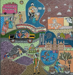 Buy Mumbai Cityscape in Madhubani by Avinash Karn