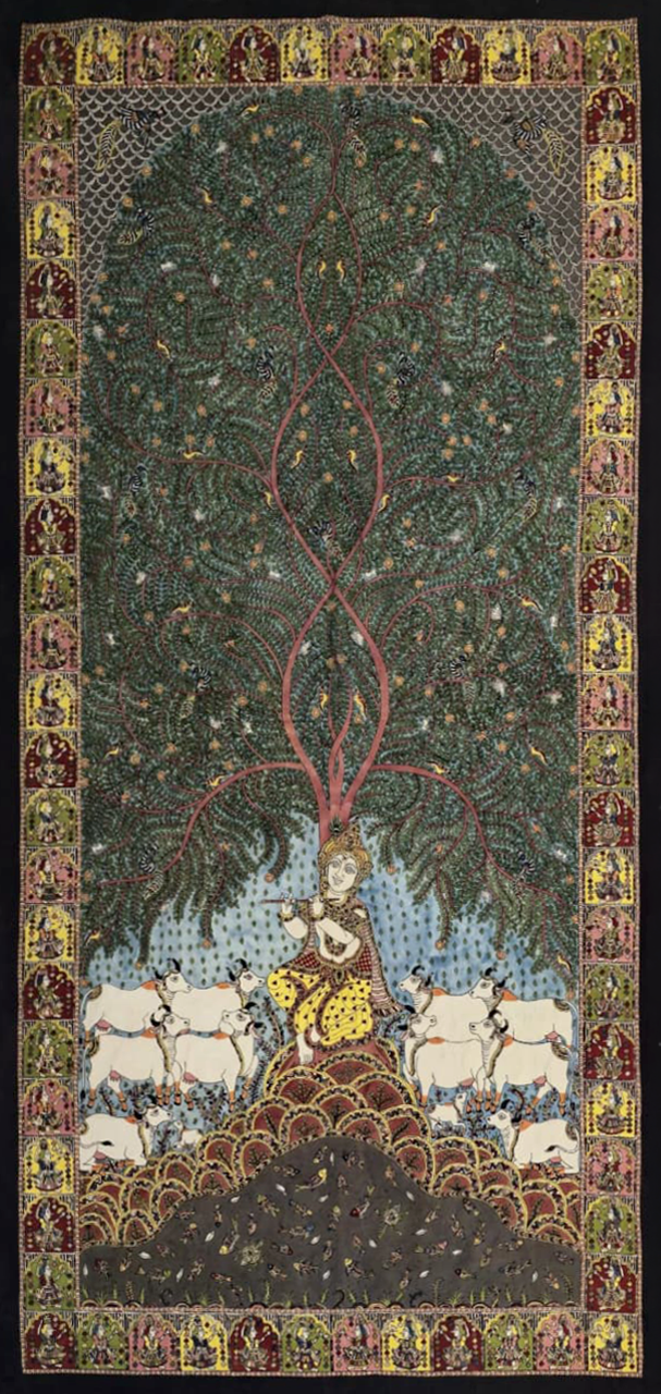 Murlidhar Krishna in Mata ni Pachedi by Vasant Manubhai Chittara Thumbnail