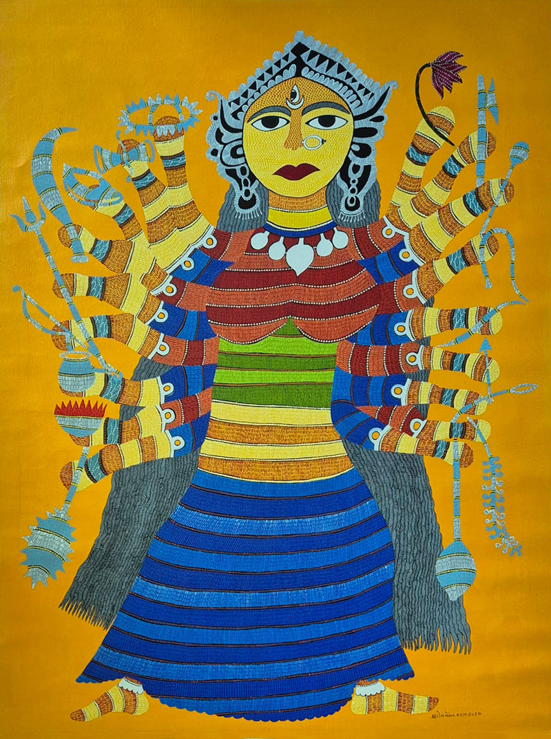 Naari Shakti: An Unfolding Power in Gond by Saroj Venkat Shyam for sale