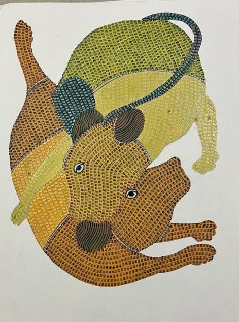 Buy Nature at Play in Gond by Gareeba Singh Tekam