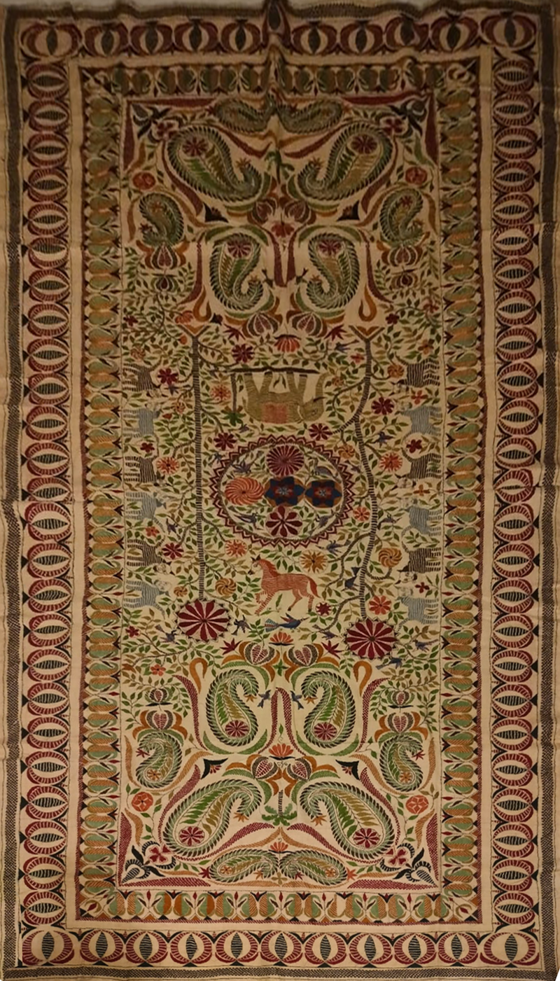 buy Nature's Embrace In Kantha by Mahamaya Sikdar