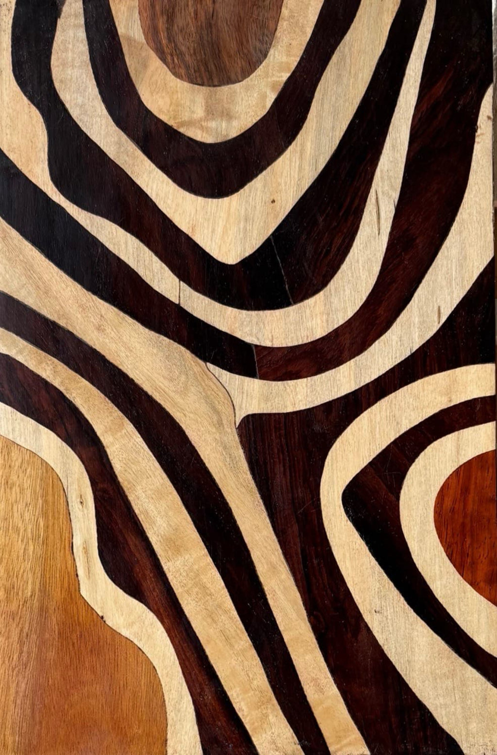 Organic Currents in Abstract wood inlay by Mohan Kumar Thumbnail