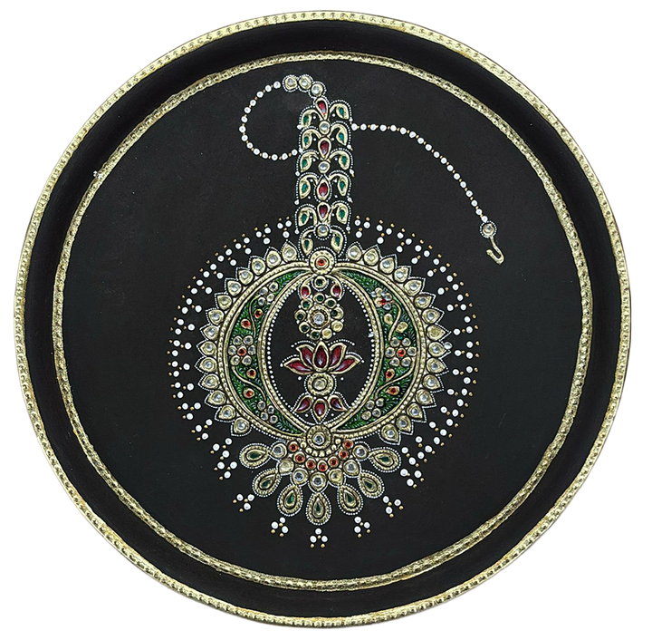 Ornamental Jewel Motif in Miniature Plate by Mohan Prajapati Thumbnail