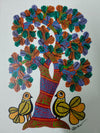 Buy Pair of Birds Under the Tree in Gond by Choti Tekam