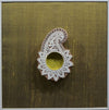 Buy Paisley China Berry Wooden Block Diya for Home Decor by Vikas Singh