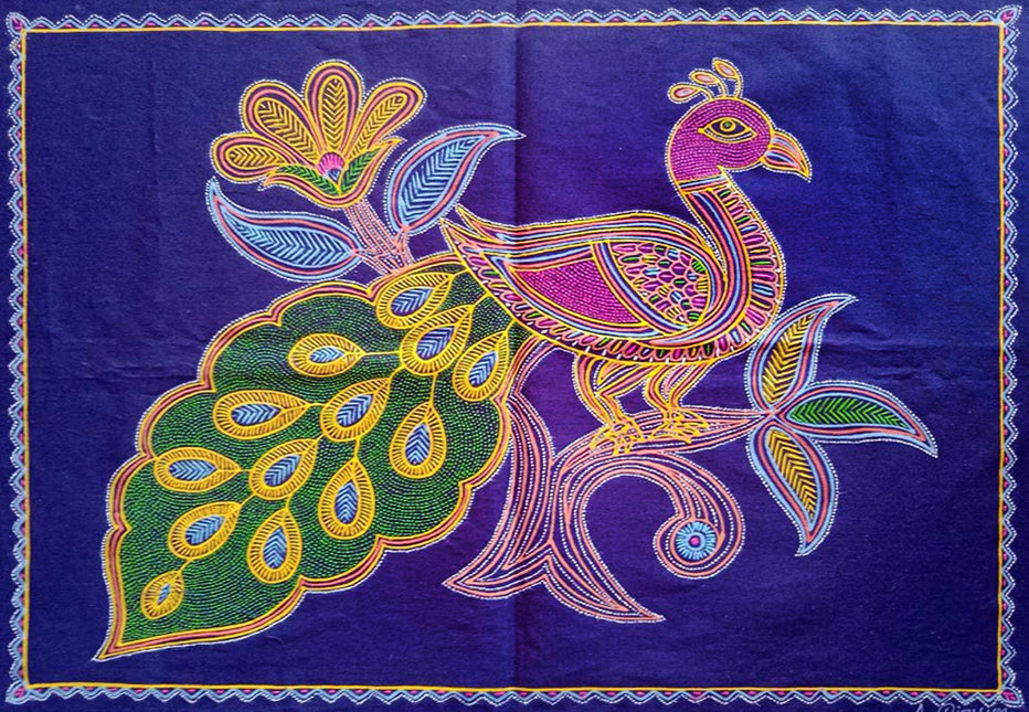 Buy Peacock Rogan Art by Rizwan Khatri