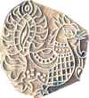 Buy Peacock in Wooden Kalamkari Blocks by K. Gangadhar