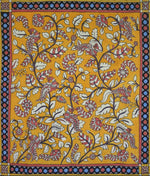 buy Peacocks Amidst Blossoms in Kalamkari by K. Lakshminarayan