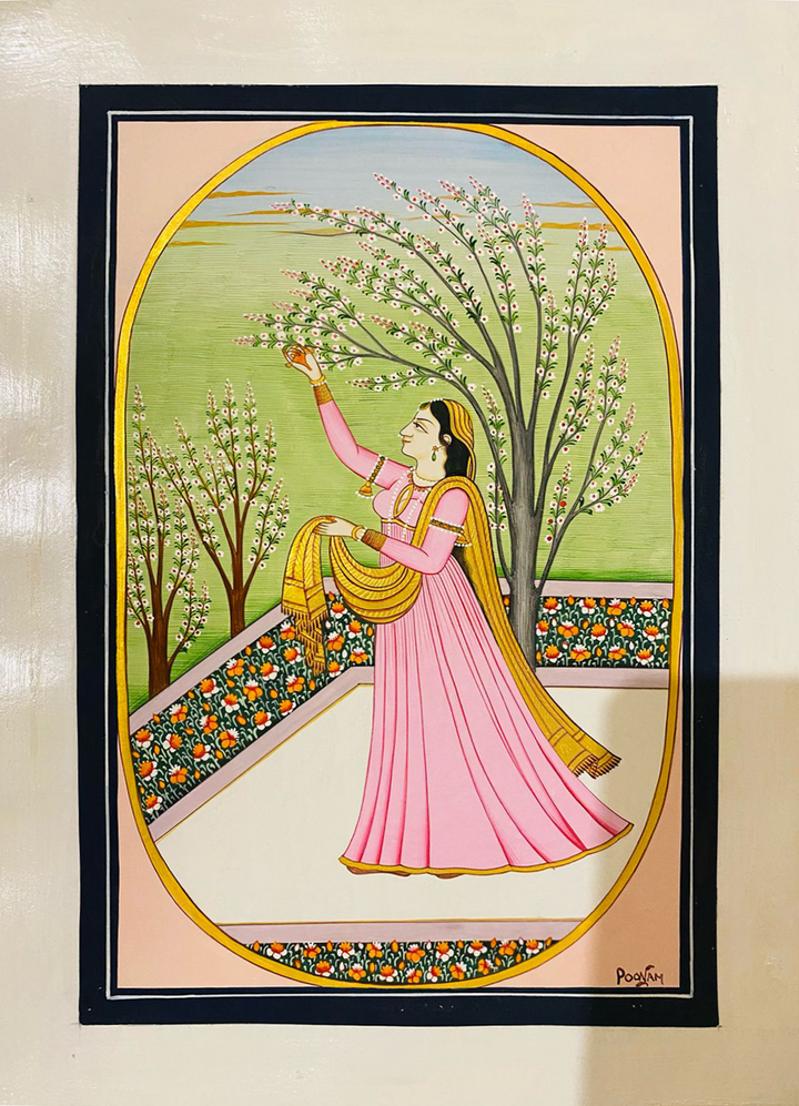Radha Heart: Awaiting Krishna in Kangra by Poonam Katoch Thumbnail