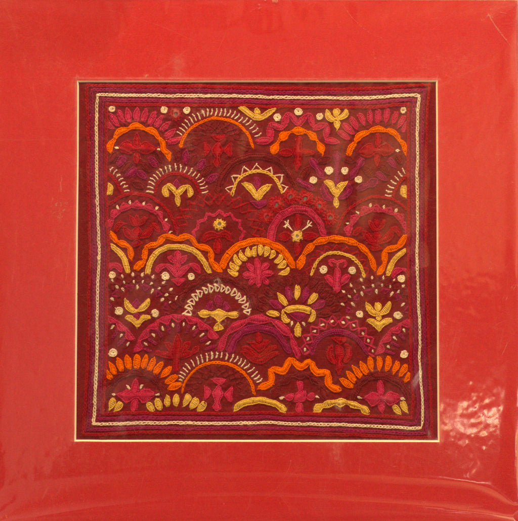 Red Arches in Sodha Pakko Embroidery Thumbnail
