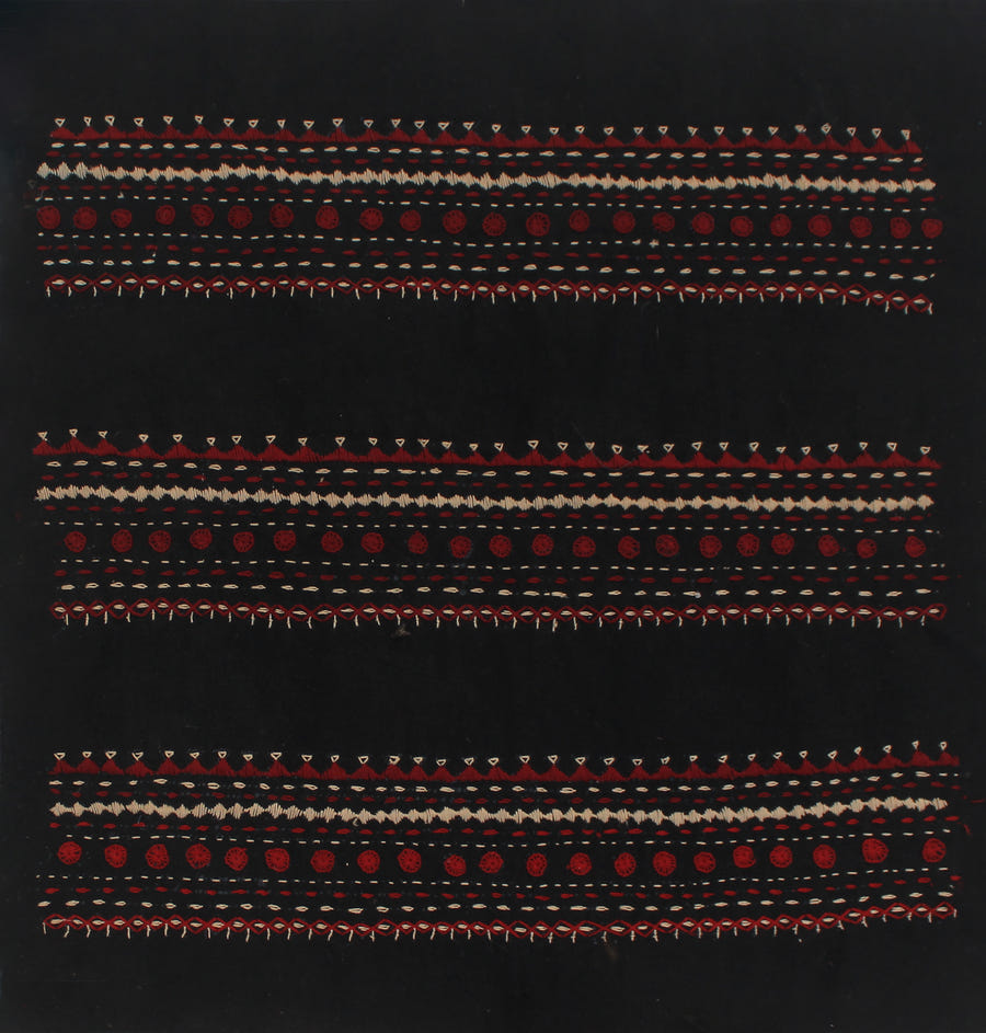 Buy Repetitive Pattis in Kashidakari Embroidery by Samjhau Devi