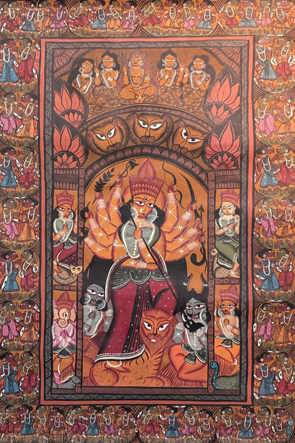 Buy Rhythms of Devotion: Maa Durga and her pantheon in Kalighat by Uttam Chitrakar