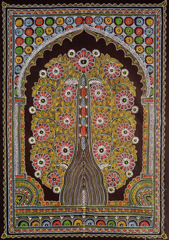 Tree of Life Rogan Art by Rizwan Khatri Thumbnail