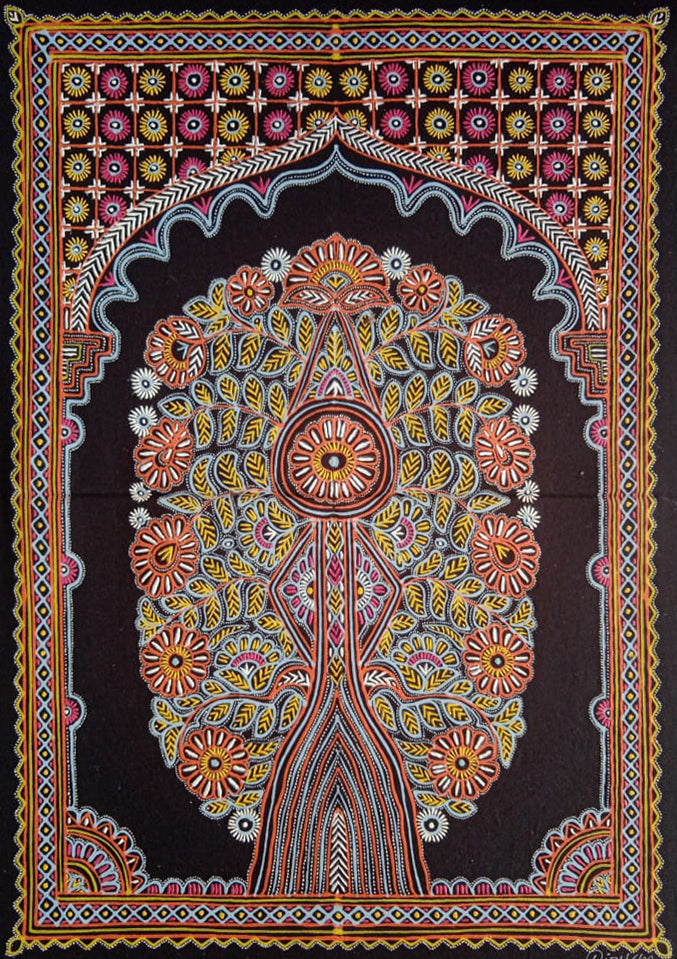 Tree of Life Rogan Art by Rizwan Khatri Thumbnail