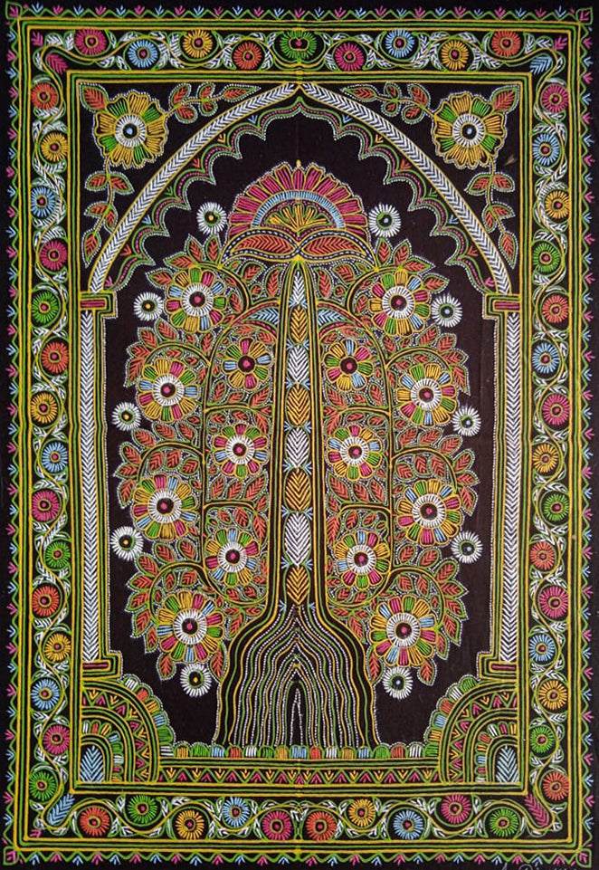 Buy Rogan art of tree of life on cloth