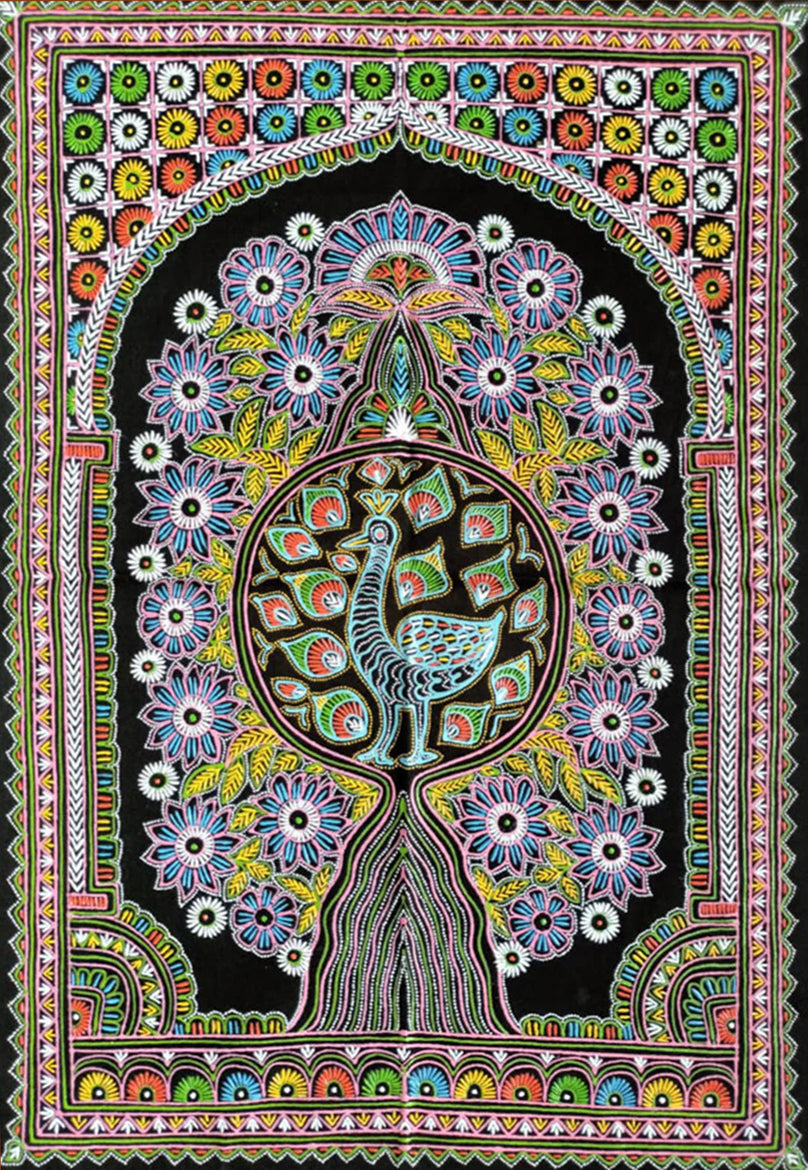Buy  Rogan art of tree on cloth