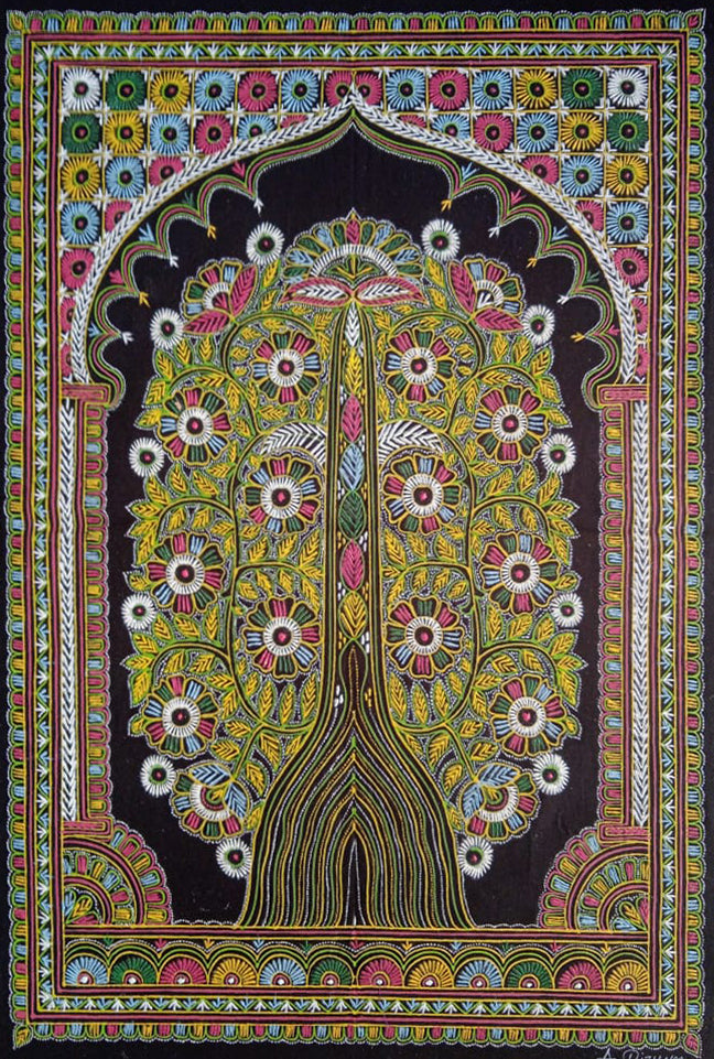 Tree of Life Rogan Art by Rizwan Khatri Thumbnail