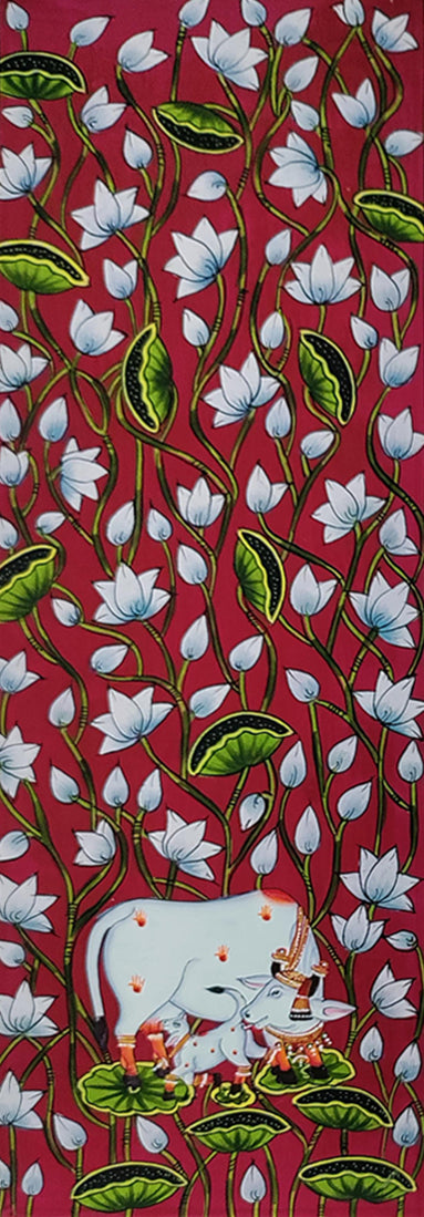 Buy Sacred Companions in Bloom: Cows and Lotuses in Pichwai by Dinesh Soni