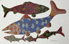 Buy School of Fishes in Gond by Gareeba Singh Tekam