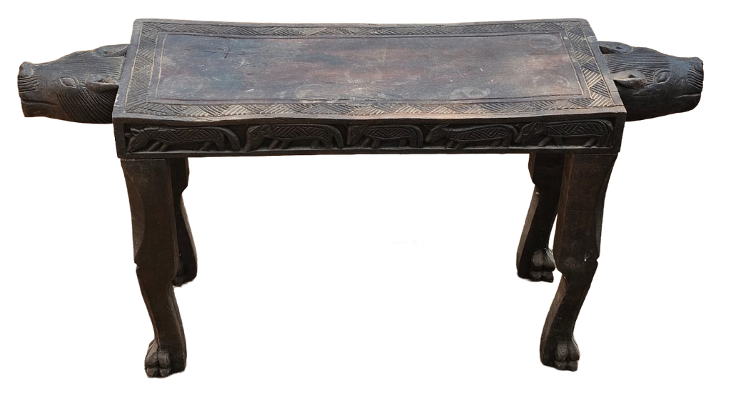 Seat of Love: Wooden two-seater bench Thumbnail