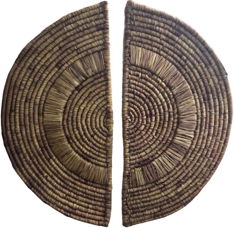 Semicircular Panels in Moonj Grass Craft by Urmila Devi Thumbnail