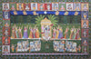 Buy Sharad Purnima: Shrinathji's Cosmic Leela in Pichwai painting by Shehzaad Ali Sherani