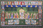Buy Sharad Purnima: Shrinathji's Cosmic Leela in Pichwai painting by Shehzaad Ali Sherani