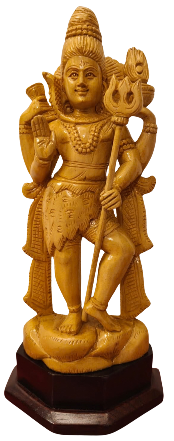 Shiva in Wood Carving by Diya Handicrafts Thumbnail
