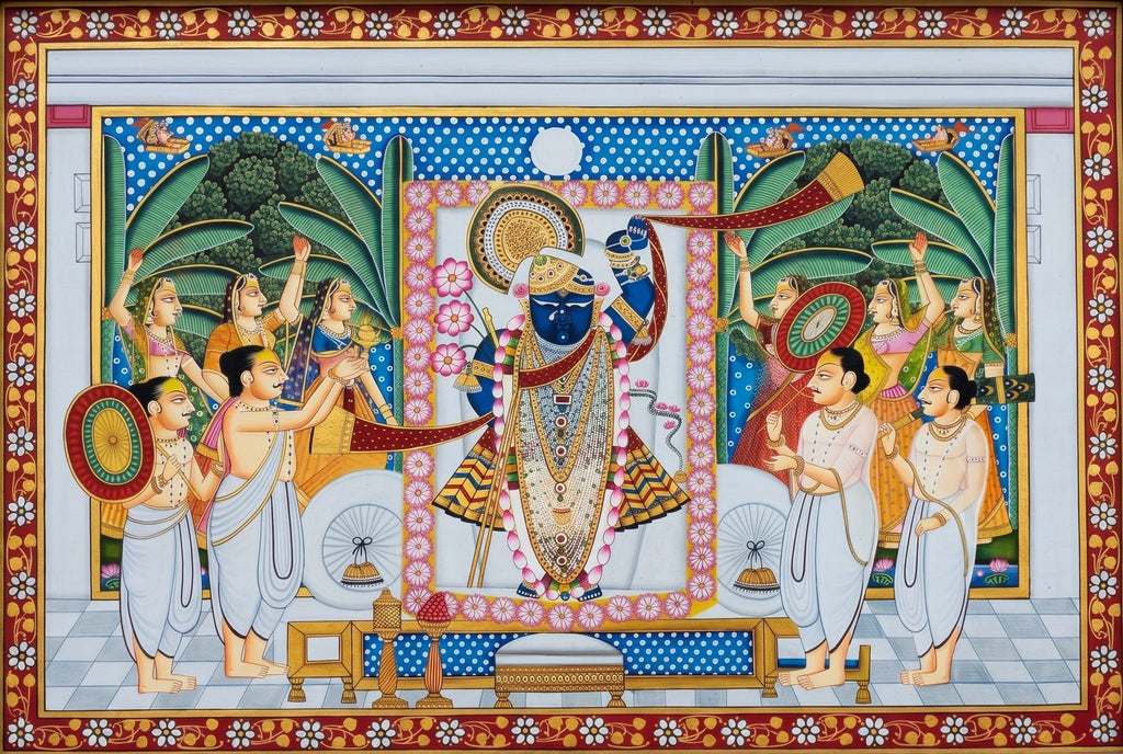 Shrinathji in Pichwai by Dinesh Soni Thumbnail