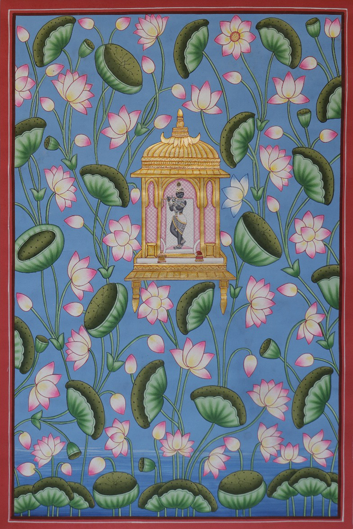 The Domed Pavillion of Devotion: A Pichwai by Shehzaad Ali Sherani Thumbnail