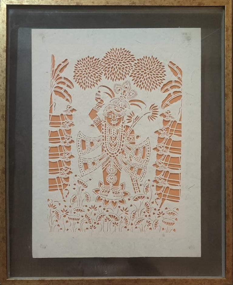 Shrinathji in Sanjhi by Ashutosh Verma Thumbnail