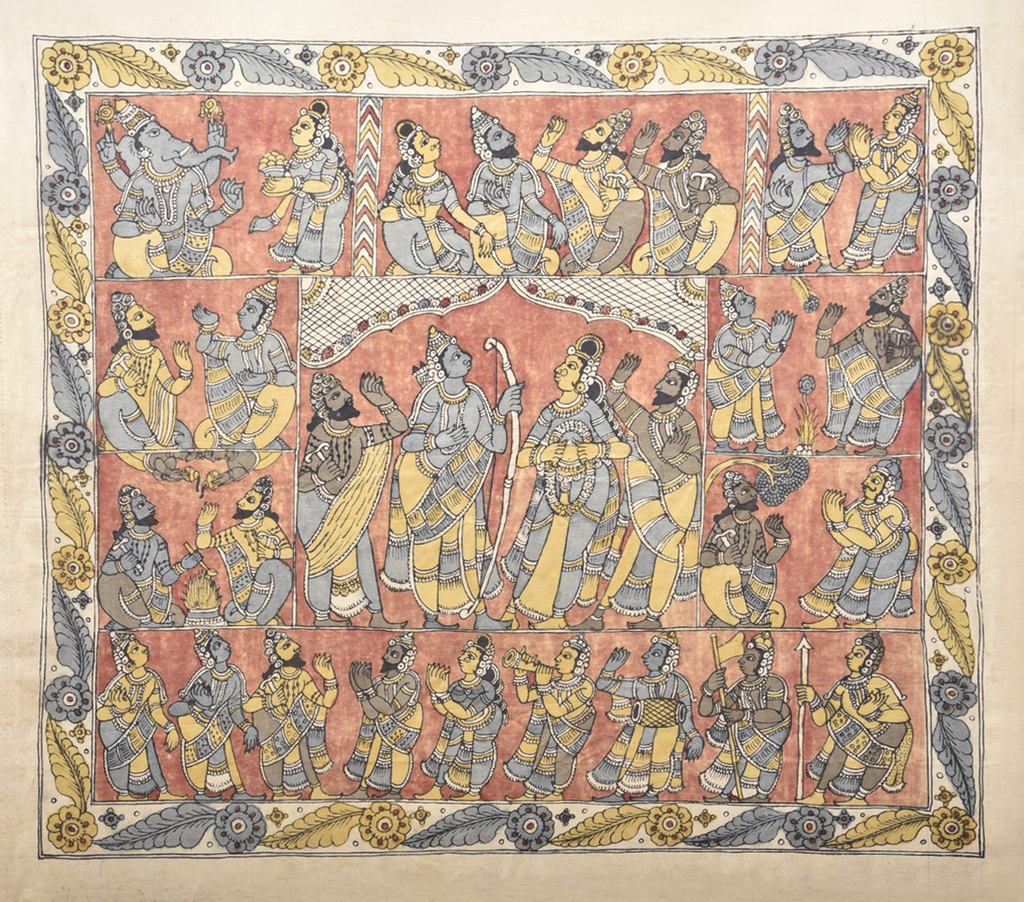 Sita Swayamvar in Kalamkari by Ghanshyam Sarode Thumbnail