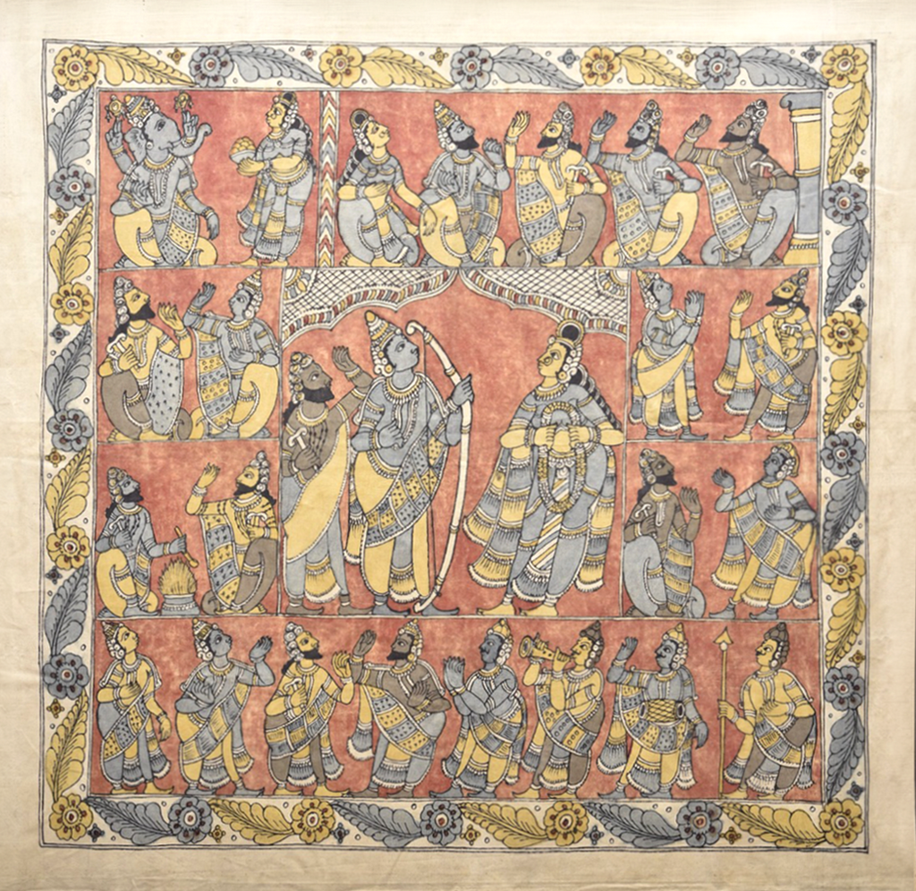 Sita Swayamvar in Kalamkari by Ghanshyam Sarode Thumbnail