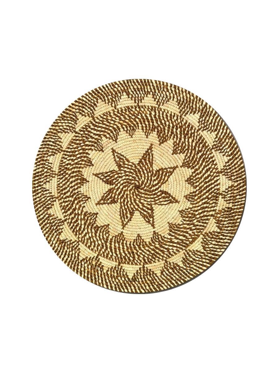 Star Mandala in Sabai Grass work by Dipali Mura Thumbnail