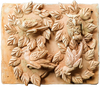 Buy The Abode of Flight: Nesting Birds amidst Trees in Terracotta by Dolon Kundu