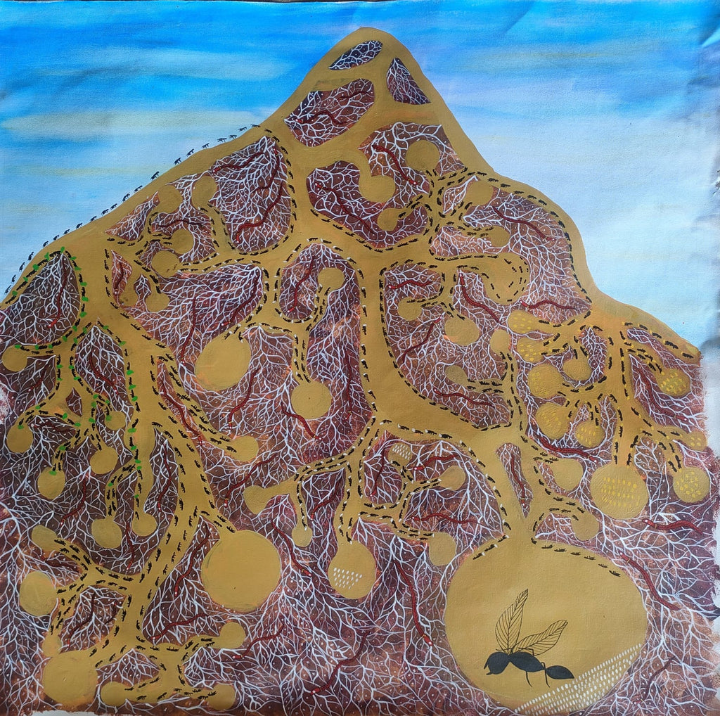 Buy The Ant Colony in Gond by Sandeep Dhurve