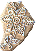 Buy The Artistic Flower in Wooden Kalamkari Blocks by K. Gangadhar