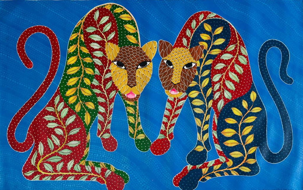 Buy The Cats of Wild in Gond by Venkat Shyam