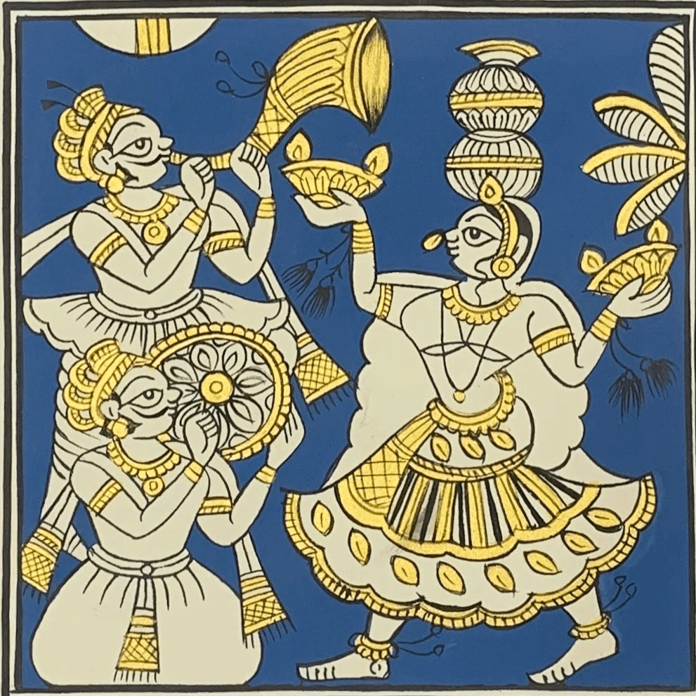 The Celebration: Phad Painting by Kritika Joshi Thumbnail