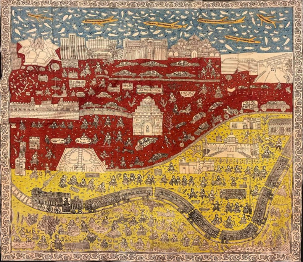 The City of Delhi in Mata ni Pachedi by Sumit Chitara Thumbnail