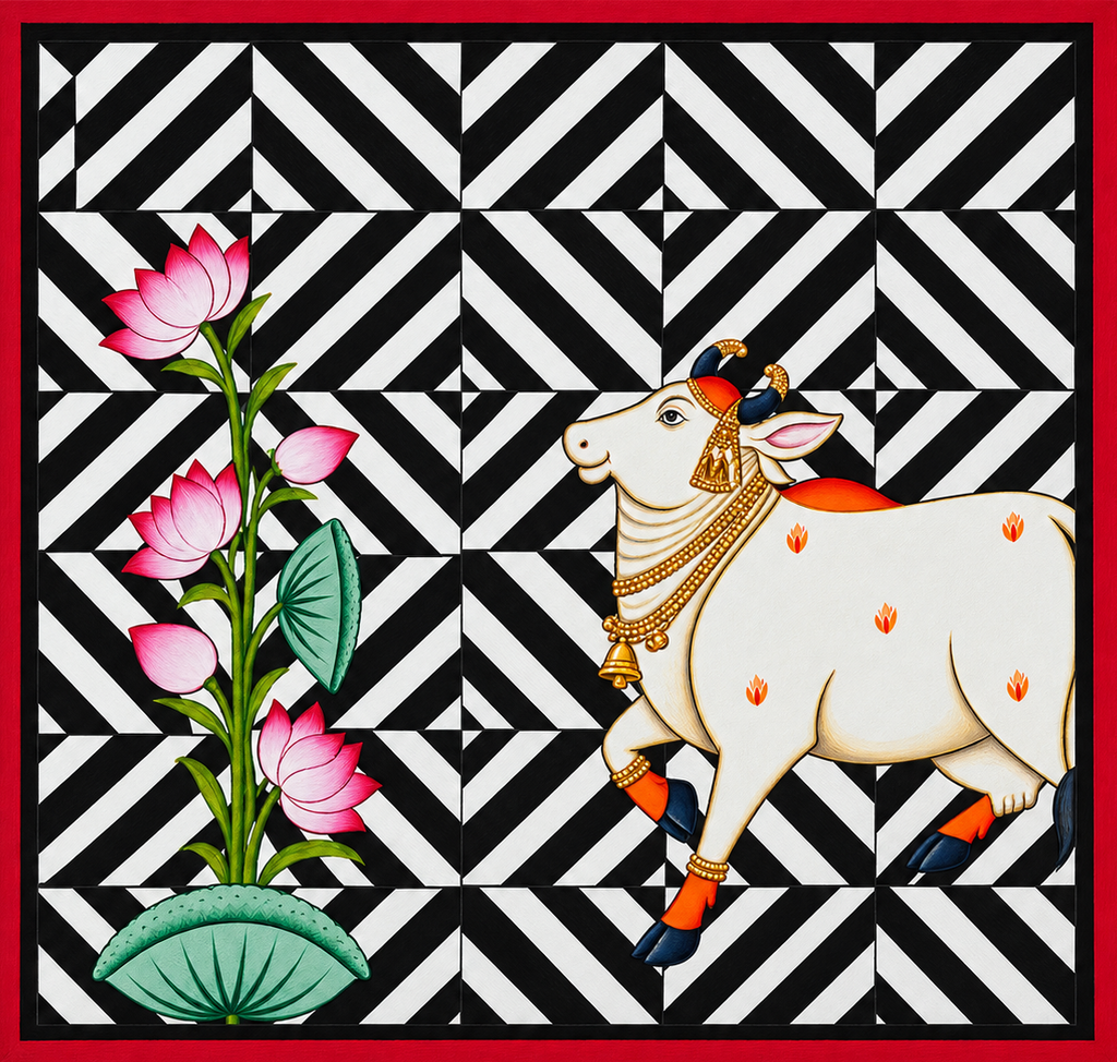 The Cow and Lotus Thumbnail