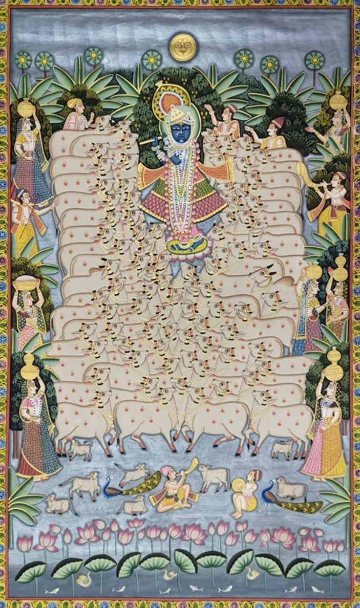 The Divine Transformation of Shrinathji: Gopashtami in Pichwai by Sushil Soni Thumbnail