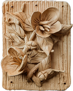 Buy The Floral Bunch in Terracotta by Dolon Kundu