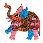 Buy The Gentle Giant: Elephant in Gond by Kailash Pradhan