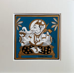 buy The God of Beginnings: Lord Ganesh in Phad Painting by Kalyan Joshi
